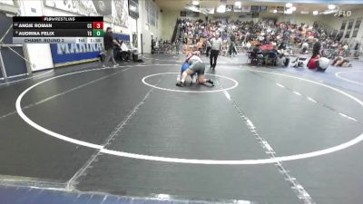 235 lbs Champ. Round 2 - Angie Roman, Canyon Springs vs Audrina Felix, Temescal Canyon