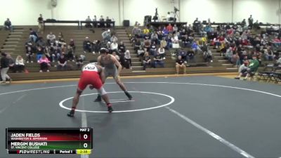 184 lbs Quarterfinal - Mergim Bushati, St. Vincent College vs Jaden Fields, Washington & Jefferson