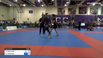 Vedha Clemente Toscano vs Bridget McEliece 2018 Pan Jiu-Jitsu IBJJF No Gi Championship
