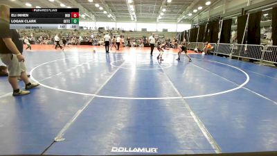 127 lbs Rr Rnd 1 - Eli Inhen, Indiana Outlaws Maroon vs Logan Clark, Team Gotcha