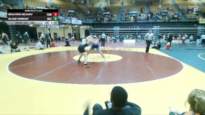 165 lbs Cons. Round 3 - Braxton McAvey, Fort Hays Tech Northwest vs Blake Winsor, Unattached