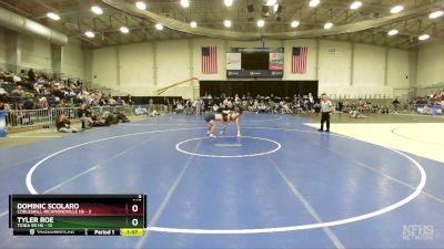 145 lbs Round 1 (3 Team) - Tyler Roe, Tioga Sr HS vs Dominic Scolaro, Cobleskill-Richmondville HS