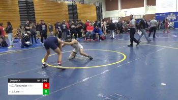 126 lbs Consolation - Devin Alexander, Buchanan vs Julian Leon, Northview