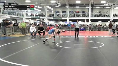 100 lbs Consi Of 16 #2 - Cameron Juhola, Chelmsford vs Max Brown, Noble