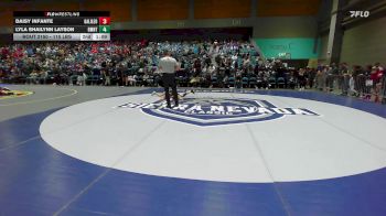 120 lbs Round Of 16 - Samantha Maestas, Alamosa vs Betina Sango, Mountain View ID