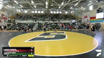 145 lbs Semifinal - Lance Streifel, Thunder Basin High School vs Dawson Goss, Sheridan