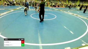 64 lbs Consi Of 4 - Willie Wise, Pin-King All Stars vs Alden Haley, Broken Bow Youth Wrestling