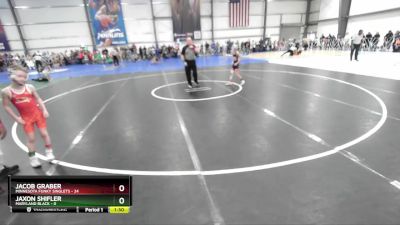 64 lbs Rd# 1 9:00am Friday - Jacob Graber, Minnesota Funky Singlets vs Jaxon Shifler, Maryland BLACK