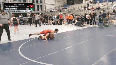 98 lbs 1st Place Match - Eli Armstrong, Team Idaho Wrestling Club vs Tanner Kunze, Salem Elite Mat Club