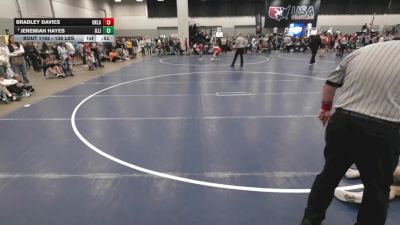 138 lbs Champ. Rd Of 64 - Bradley Davies, Oklahoma vs Jeremiah Hayes, Illinois