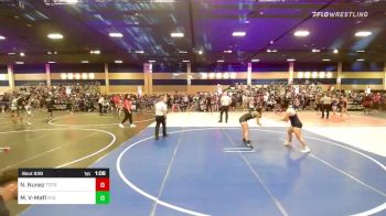 145 lbs Quarterfinal - Nayeli Nunez, Topdog WC vs Malie Vickery-Mafi, FCA Wrestling HI