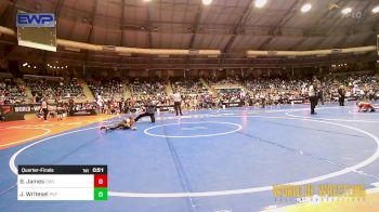 52 lbs Quarterfinal - Baker James, Cowboy Wrestling Club vs Jayden Writesel, PSF Wrestling Academy