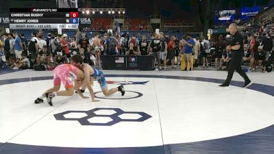 132 lbs Champ. Rd Of 64 - Christian Bushy, Ohio vs Henry Jones, Virginia