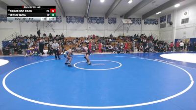 142 lbs Champ. Round 2 - Sebastian Silva, Palma vs Jesus Tapia, Dos Palos