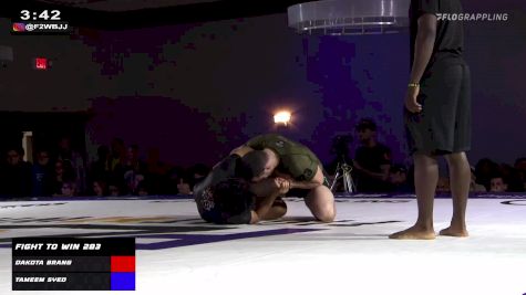 Tameem Syed vs Dakota Brang 2025 Fight to Win 283