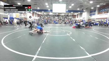 157 lbs Champ. Round 2 - Chris Anguiano, Millikan vs Makia Stevens, Durham