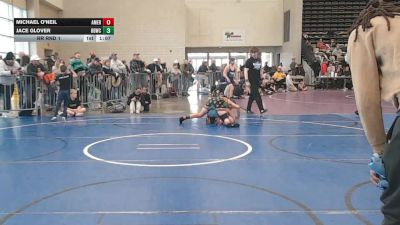131 lbs Rr Rnd 1 - Michael O'neil, American MMAW - ESC vs Jace Glover, Rabbit Wrestling Club - ESC