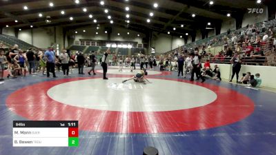 84 lbs Final - McKinley Mann, Guerrilla Wrestling Academy vs Brantley Bowen, Troup Wrestling