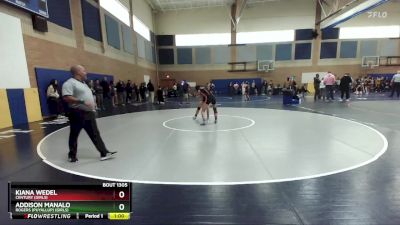 125lbs Cons. Round 6 - Alexa Kemp, Walla Walla (Girls) vs Sheryl Joy Hufford, Monroe (Girls)