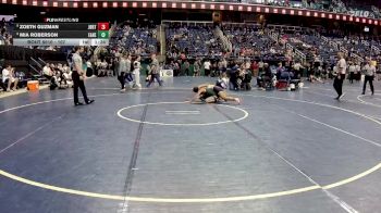 107 lbs Champ. Round 1 - Zoeth Guzman, Jack Britt vs Mia Roberson, East Henderson