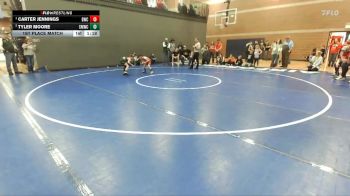 56 lbs 1st Place Match - Carter Jennings, Buzzsaw Wrestling Club vs Tyler Moore, St. Maries Wrestling Club