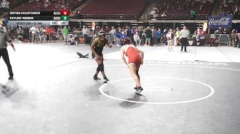 G 145 lbs Cons. Round 3 - Taylor Weber, Baton Rouge Girls vs Brynn Hightower, Ruston Girls