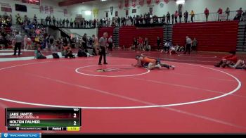 160 lbs Quarterfinal - Jake Jantzi, Davenport Central-JV vs Holten Palmer, Waukon