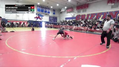 113 lbs Round 1 - Dylan Nguyen, Westminster High School vs Jason Arana, ASG