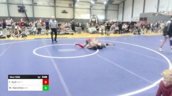 116 lbs 2nd Place - Forest Dull, Mattime vs Mercer Hamilton, Mat Demon WC