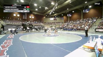 2A 138 lbs Quarterfinal - Riggin Crittenden, South Summit vs Koyer Johnson, San Juan