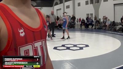 95 lbs Semis & 1st Wrestleback (8 Team) - Parker Gerber, LAW/Crass vs John Elmlinger, Burnett Trained