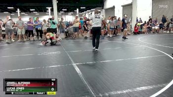 100 lbs Round 3 (6 Team) - Lucas Jones, Red Devil WC vs Jowell Alfonso, Orchard South WC