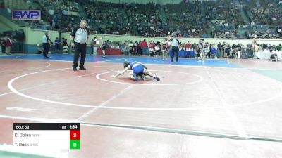 87 lbs Round Of 32 - Cael Dolan, Berryhill High School vs Tyler Rock, Broken Arrow Junior High