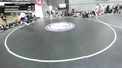215 lbs Mario Guerrero, LAWA - Los Angles Wrestling Association vs Zane Berbereia, KTWA-Kings-Tulare Wrestling Association