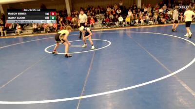 78 lbs Round 2 - Mason Ebner, Horizon vs Izaiah Clark, Gibbon