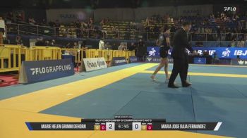 Marie Helen Grimm Dehorn vs Maria Jose Raja Fernandez 2026 IBJJF European NoGi