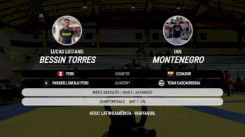 Lucas Luciano Bessin Torres vs Ian Montenegro 2025 ADCC Ecuador Open