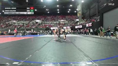 195 lbs Round 3 - Cinch Dalton, CODY WRESTLING CLUB vs Samuel Brink, Black Hills Wrestling Academy