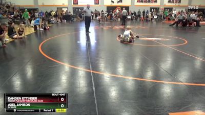 PW-12 lbs 1st Place Match - Kamden Ettinger, Mount Pleasant Wrestling Club vs Axel Jamison, DC Elite