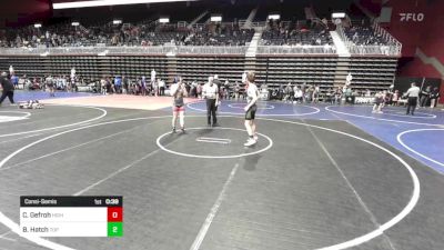 130 lbs Consolation - Colby Gefroh, High Plains Thunder vs Breckin Hatch, Top Of The Rock WC