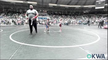 43 lbs Consi Of 16 #1 - Ellis Jerry, Rough Riders vs Finn Mercier, Victory Youth Wrestling