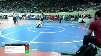 68 lbs Round Of 16 - Graham Sandoval, Ponca City Wrestling vs Sammy Cox, Watonga