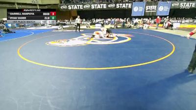 Boys 1A 138 lbs 1st Place Match - Darrell Nanpuya, Omak vs Ryan Vader, Zillah