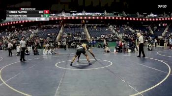 4A 175 lbs Cons. Round 1 - Honor Paxton, Middle Creek vs Parker Peters, Northern Guilford High School