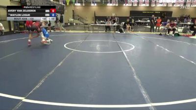 132 lbs Quarters - Avery Van Zelderen, Moen Wrestling Academy vs Waylon Logue, Iowa