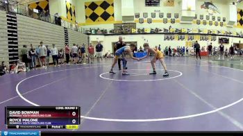 106 lbs Cons. Round 3 - David Bowman, Monrovia Youth Wrestling Club vs Royce Malone, Monrovia Youth Wrestling Club