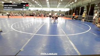 112 lbs Rr Rnd 3 - Grant Kirkpatrick, Indiana Outlaws Maroon vs Joey Kelley, Team Germantown