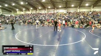 182 lbs Cons. Round 2 - Ryder Clarkson, CO vs Benedict Holthaus, UT