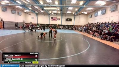 123-124 lbs Round 2 - Braxton Chavez, Rock Springs vs Leonel Ramirez Jr, Fossil Ridge