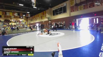 132 lbs Cons. Round 7 - Caleb Mcelroy, Bakersfield vs Sardor Usmohov, Mira Mesa